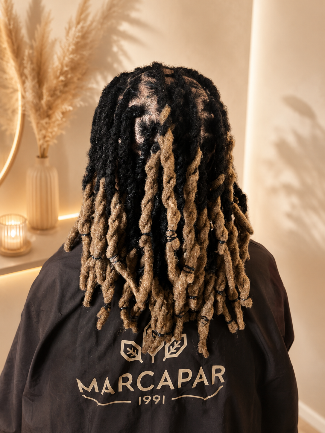 Afro hairstyle